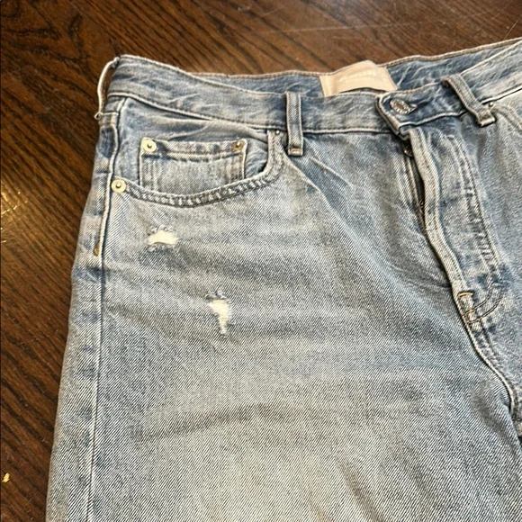 Everlane The Cheeky Long Short Light wash denim Size 28 - Picture 3 of 8